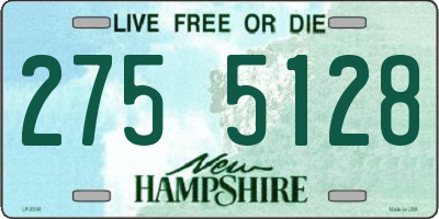 NH license plate 2755128