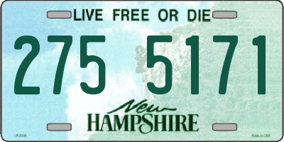 NH license plate 2755171