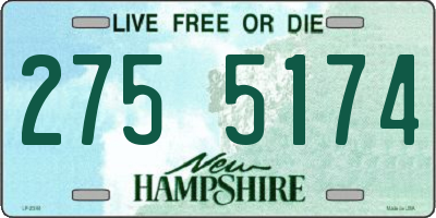 NH license plate 2755174
