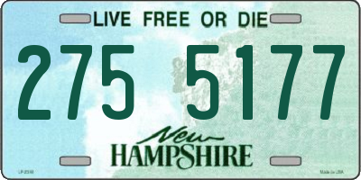 NH license plate 2755177