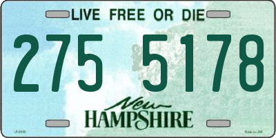 NH license plate 2755178