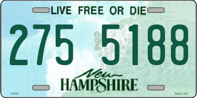 NH license plate 2755188
