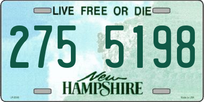NH license plate 2755198
