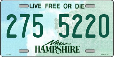 NH license plate 2755220