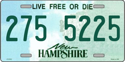 NH license plate 2755225