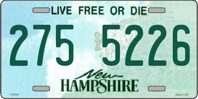 NH license plate 2755226
