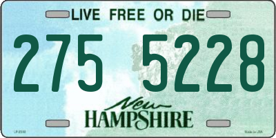 NH license plate 2755228