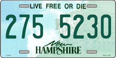 NH license plate 2755230