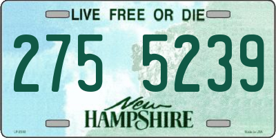 NH license plate 2755239