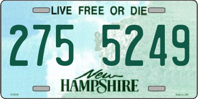 NH license plate 2755249