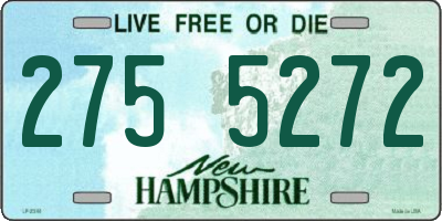 NH license plate 2755272