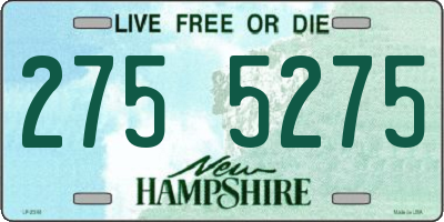 NH license plate 2755275