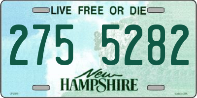 NH license plate 2755282