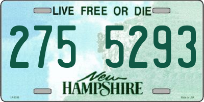 NH license plate 2755293