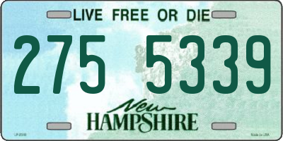 NH license plate 2755339