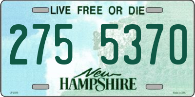 NH license plate 2755370