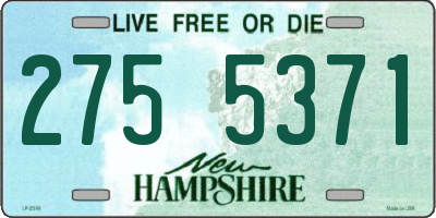 NH license plate 2755371