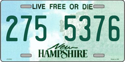 NH license plate 2755376