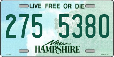 NH license plate 2755380