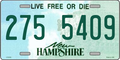 NH license plate 2755409