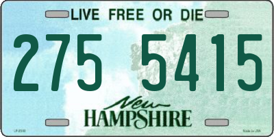 NH license plate 2755415