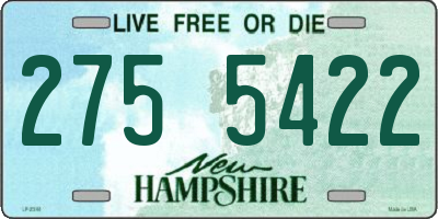 NH license plate 2755422