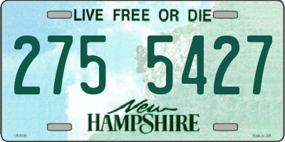 NH license plate 2755427