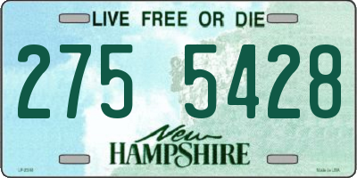 NH license plate 2755428