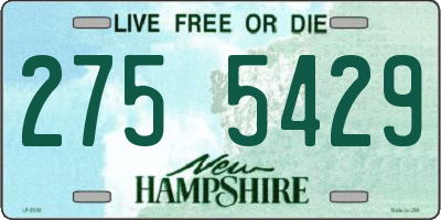 NH license plate 2755429
