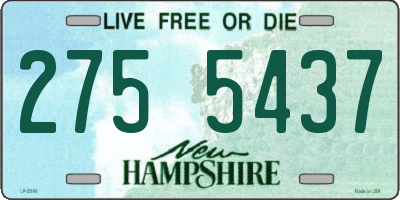NH license plate 2755437