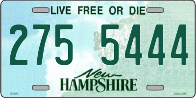 NH license plate 2755444