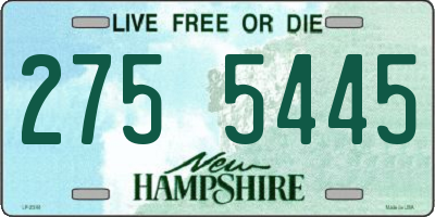 NH license plate 2755445