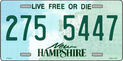NH license plate 2755447