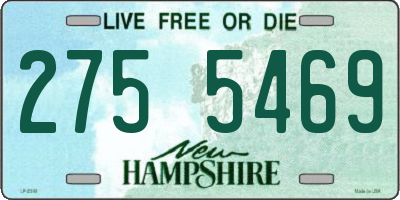 NH license plate 2755469