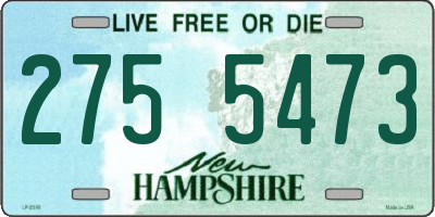 NH license plate 2755473