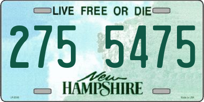 NH license plate 2755475
