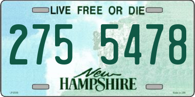 NH license plate 2755478