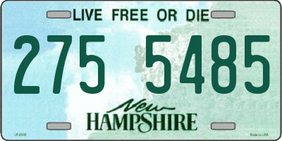 NH license plate 2755485