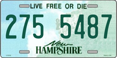 NH license plate 2755487