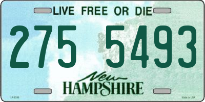 NH license plate 2755493