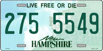 NH license plate 2755549