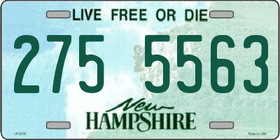 NH license plate 2755563