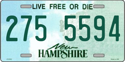 NH license plate 2755594