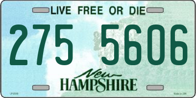 NH license plate 2755606