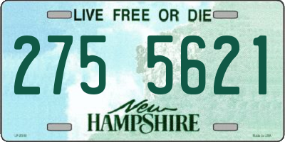 NH license plate 2755621