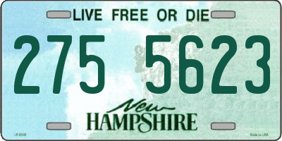 NH license plate 2755623