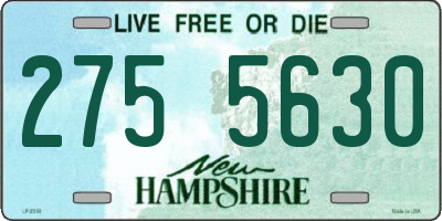 NH license plate 2755630