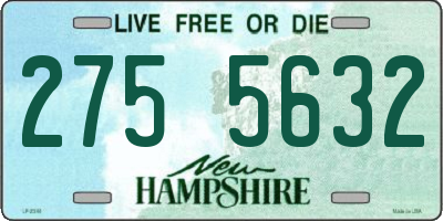 NH license plate 2755632