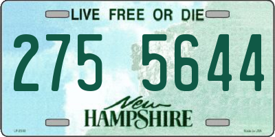 NH license plate 2755644