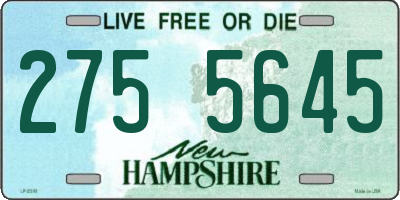 NH license plate 2755645